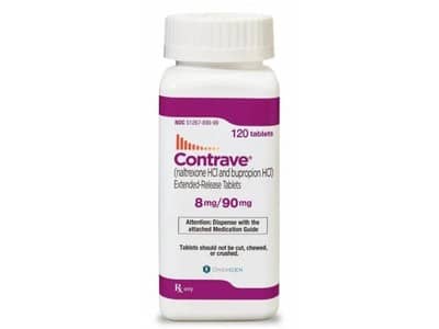 CONTRAVE (BUPROPION, NALTREXONE) 8MG/90MG