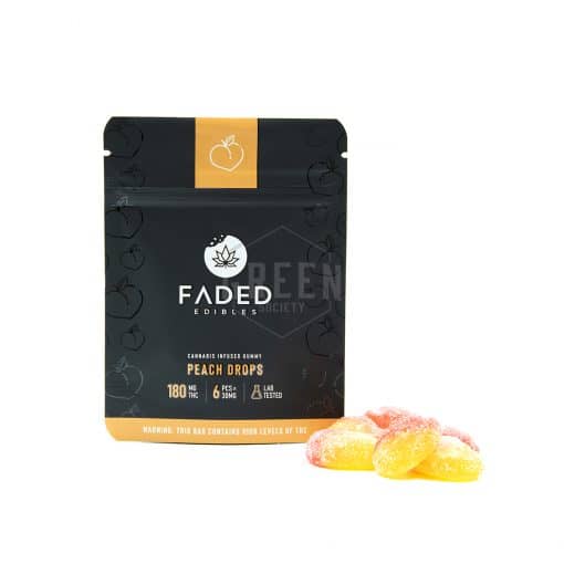 Faded Cannabis Co. Peach Drops