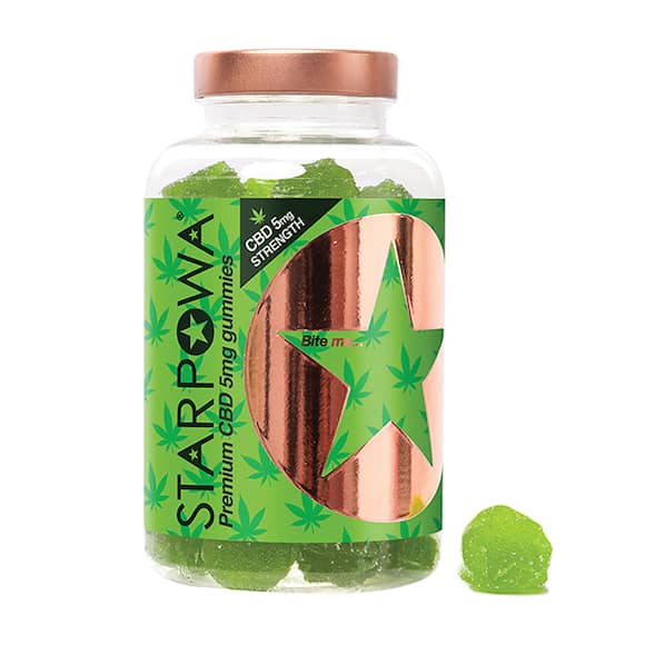 Starpowa CBD 5mg Apple Flavored 60 Gummies