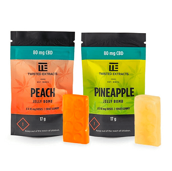 80mg CBD JELLY BOMBS - Twisted Extracts