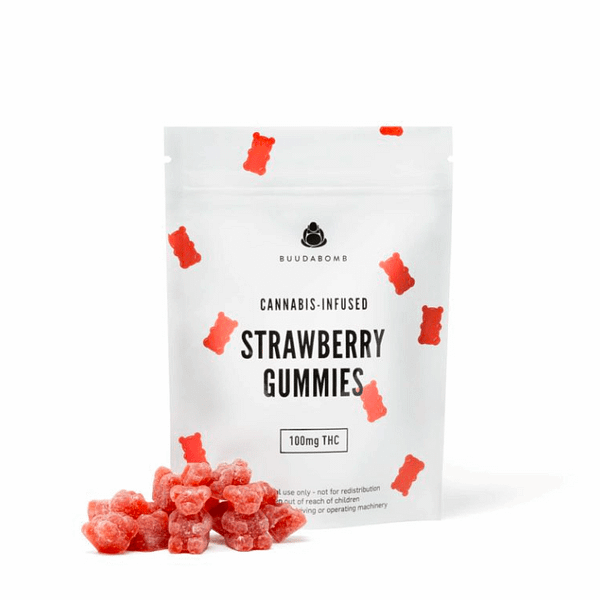 BuudaBomb - Strawberry Gummies (Vegan)